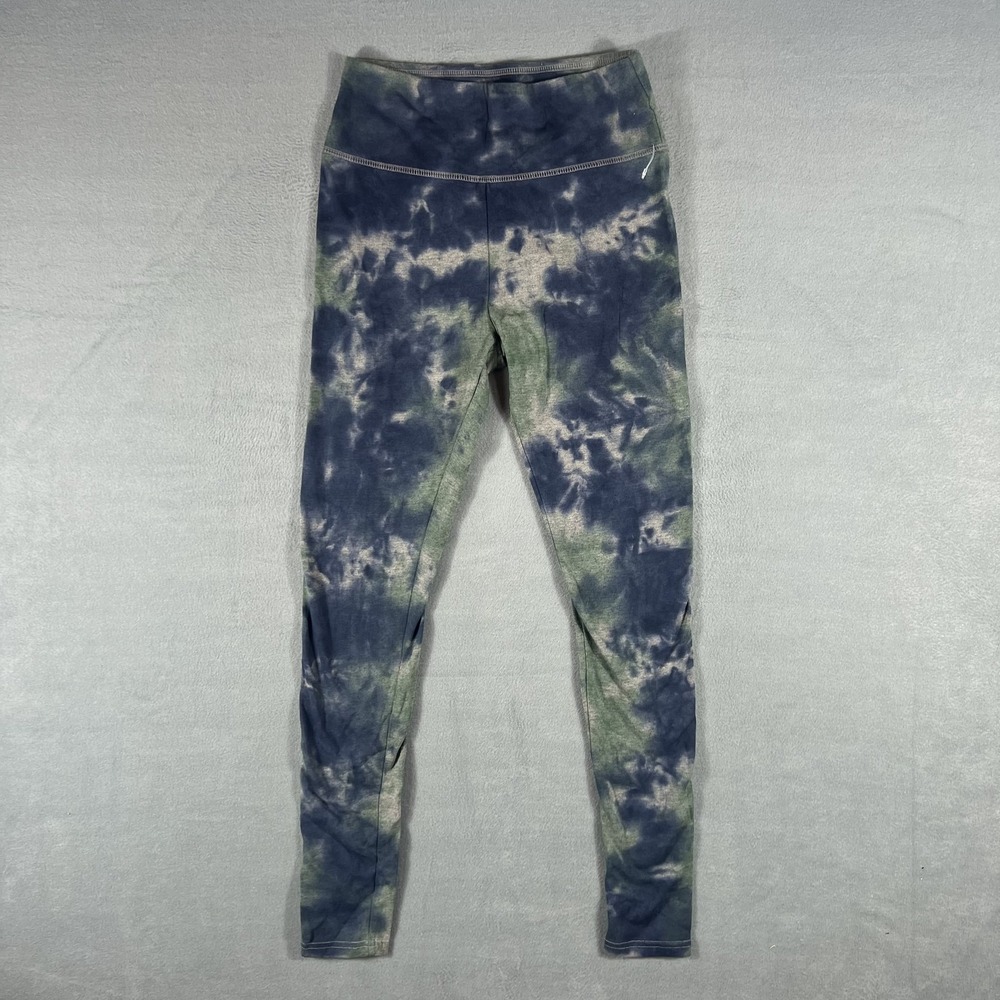 Wild Fable Women's XS High Rise Tie Dye Leggings Blue Green Activewear Casual